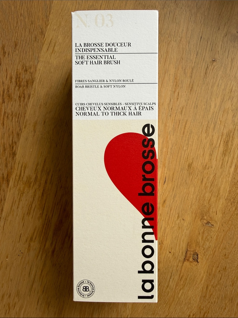 La Bonnie Brosse - limited edition Queen of Hearts, N.03 the gently scalp care